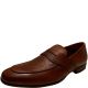 Zanzara men's Muse Leather Penny Loafer Brown 12M Affordable Designer Brands