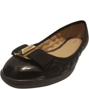 Alfani Womens Arrgent Flats Black 6M Affordable Designer Brands