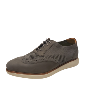 Florsheim Men's Casual Shoes Fuel Wingtip Knit Oxfords Light Grey 7.5M from Affordable Designer Brands