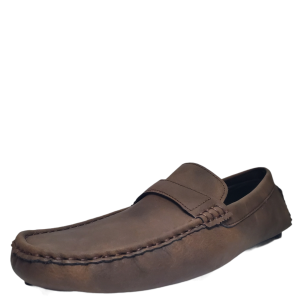 Gallery Seven Mens Casual Driver Loafers Luggage Brown 10.5M Affordable Designer Brands