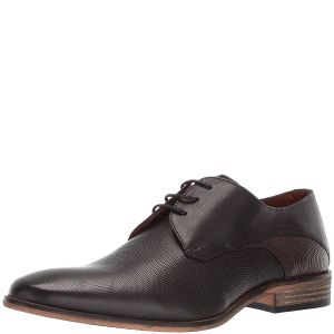 Kenneth Cole Reaction Men's Fin Lace-Up Oxfords Black Brown 8M from Affordabledesignerbrands.com