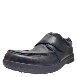 Nunn Bush Mens Cam-Strap Moc-Toe Lightweight Leather Black Tumble 10.5 M US 9.5 UK 43.5 EU from Affordable Designer Brands
