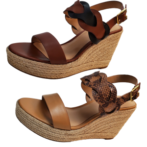Lauren By Ralph Lauren women wedge espadrille sandals Affordable Designer Brands