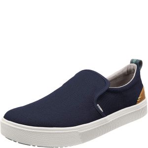 Toms Men's Trvl Lite Navy Heritage Canvas Sneakers 7 M from Affordable Designer Brands