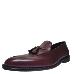 Anthony Veer Mens Kennedy Dress Tassel Loafer Leather Oxblood Red 12 D from Affordable Designer Brands