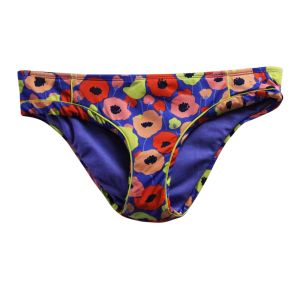 Bar III Swimsuit Bikini Bottom Poppy Fields 3MB6X90M Multicolor 