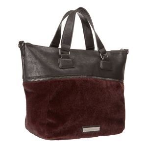 Bcbgeneration Landon Zipper Tribute Bag Dark Raspberry