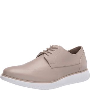 Calvin Klein Men's Teodore Oxfords Leather Light Brown 8.5M from Affordable Designer Brands