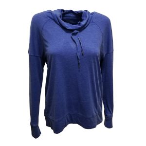 Calvin Klein Performance Cowl-Neck Hoodie Sweatshirts Bright Blue XSmall