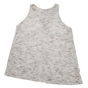 Calvin Klein Performance Crossover-Back Asymmetrical Tank Top Grey Large