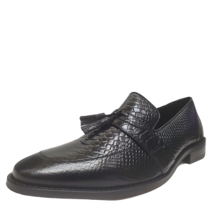 Carlos by Carlos Santana Tijuana Tassel Leather Loafer Black US 13 D Affordable Designer Brands