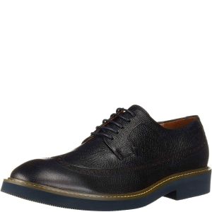 Donald J Pliner Men's GARETH-54 Oxford Leather Navy 9M from Affordable Designer Brands