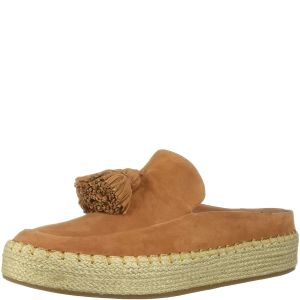 Gentle Souls by Kenneth Cole Women's Rory Light Brown Suede Mules 5M from Affordable Designer Brands