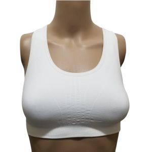 Ideology Seamless Mid-Impact Sports Bra White Small