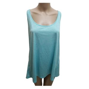 Ideology Rapidry Heathered Racerback Performance Tank Top Crystal Mist Aqua 2XLarge