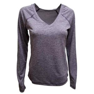 Ideology Rapidry Long-Sleeve Performance Top Grey Montana grape XSmall