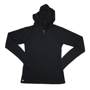 Ideology Rapidry Heathered Performance Hooded Top Jacket Black XSmall