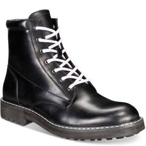 INC International Concepts Men's Ivan Lace-Up Boots Affordable Designer Brands