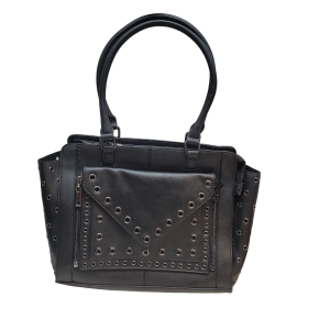 INC International Concepts Debie Tote Black Silver Affordabledesignerbrands.com