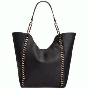 INC International Concepts Salli Shopper Black Affordable Designer Brands