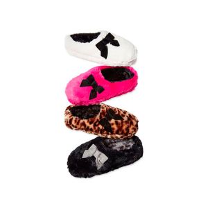 INC International Concepts Plush Bow Clog Slippers