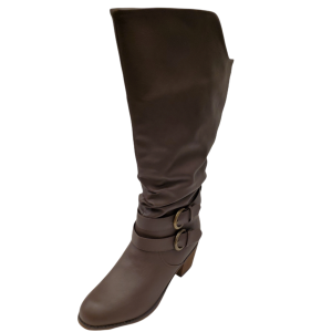 Journee Collection Womens Late Wide Calf Knee High Slouch Boot Dark Brown 9M from Affordable Designer Brands