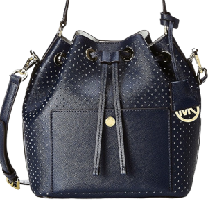 Michael Kors Greenwich Medium Bucket Handbag Navy