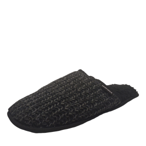 Muk Luks Men's Gavin Scuff Slippers Ebony Black Large from Affordable Designer Brands