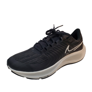 Nike Mens Air Zoom Pegasus 38 Shield Road Running Sneakers 9M Black Platinum Tint from Affordable Designer Brands