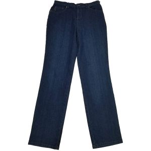 Style & Co Tummy-Control Straight-Leg High Rise Jeans Aged Indigo 6