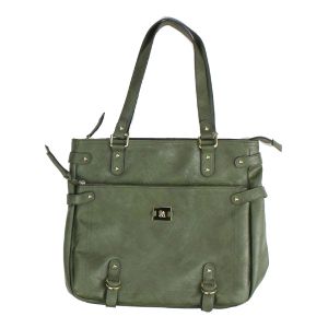 Style & Company Precious Cargo Moss Green Tote