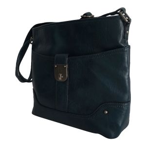 Style & Company Twistlock Teal Crossbody Handbag