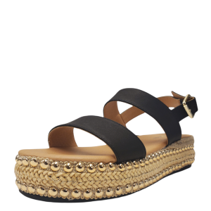 Seven Dials Womens  Berenice Platform Espadrille Sandals Polyurethane Black 7M Affordable Designer Brands