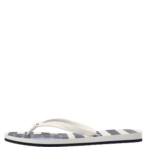 Tommy Hilfiger Huck Flip Flops Egret White 12 Affordable Designer Brands