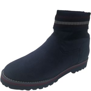 Tommy Hilfiger Women's Pasilla Booties Dark Blue 9M Affordable Designer Brands