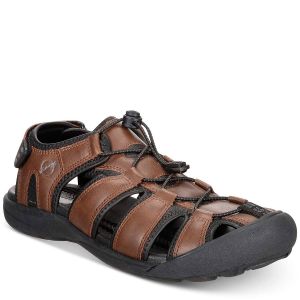 Weatherproof Vintage Men's Tampa Closed-Toe Sandals Dark Brown 9M from Affordabledesignerbrands.com