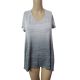 Calvin Klein Performance Haci Open-Back Marled Ombré Trapeze T-Shirt