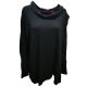 Calvin Klein Calvin Klein Performance Plus Size Cowl-Neck Tulip-Hem Sweatshirt Black 3X