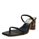 Dolce Vita Womens Noles 2-Band Naked City Sandal Black Leather 9.5M from Affordable Designer Brands