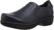 Easy Street Women's Easy Works Bind Slip Resistant Clogs Leather Navy 9M Affordable Designer Brands