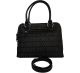 Giani Bernini Signature Black Gray Block Dome handbag