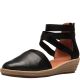 Gentle Souls by Kenneth Cole Womens Noa-Beth Wedge Sandals  Nubuck Black 7.5 M Affordable Designer Brands