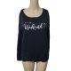 Hue Keyhole-Back Pajama Top Black Small