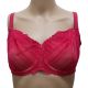 Lunaire Women's Cabo Geometric Full Bust Lace Demi Plus Size Bra 34DD Affordable Desigern Brands