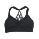 Material Girl Active Mesh Racerback Sports Bra Black Xsmall