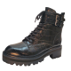 Marc Fisher LTD Barren 2 Embossed Barren Leather Platform Combat Boot 6.5 M from Affordable Designer Brands