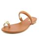 Michael Kors Nora Toe Thong Sandals Luggage