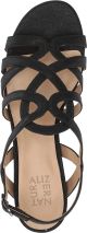 Naturalizer Raine Strappy Wedge Manmade Sandals Black 11M from Affordable Designer Brands