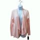 Thalia Sodi Chiffon-Back Illusion Cardigan Pearl Blush Medium