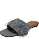 ZiGi Soho ZIGIny Taylah Flat Fabric Sandals Dark Blue 7M Affordable Designer Brands